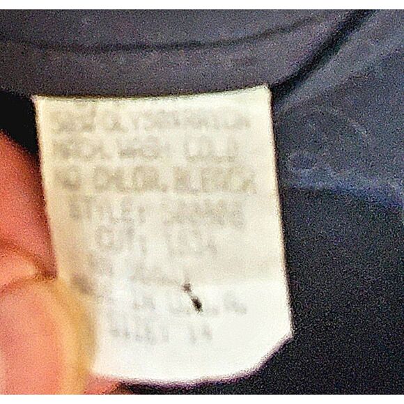 Christy Girl Black Pleated Dress Pants Size 14 Vintage - Picture 8 of 10